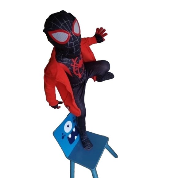 Spiderman Miles Morales cosplay costume Spiderverse Marvel 🕸️🕷️choose3/4 ,5/6 - Picture 3 of 4